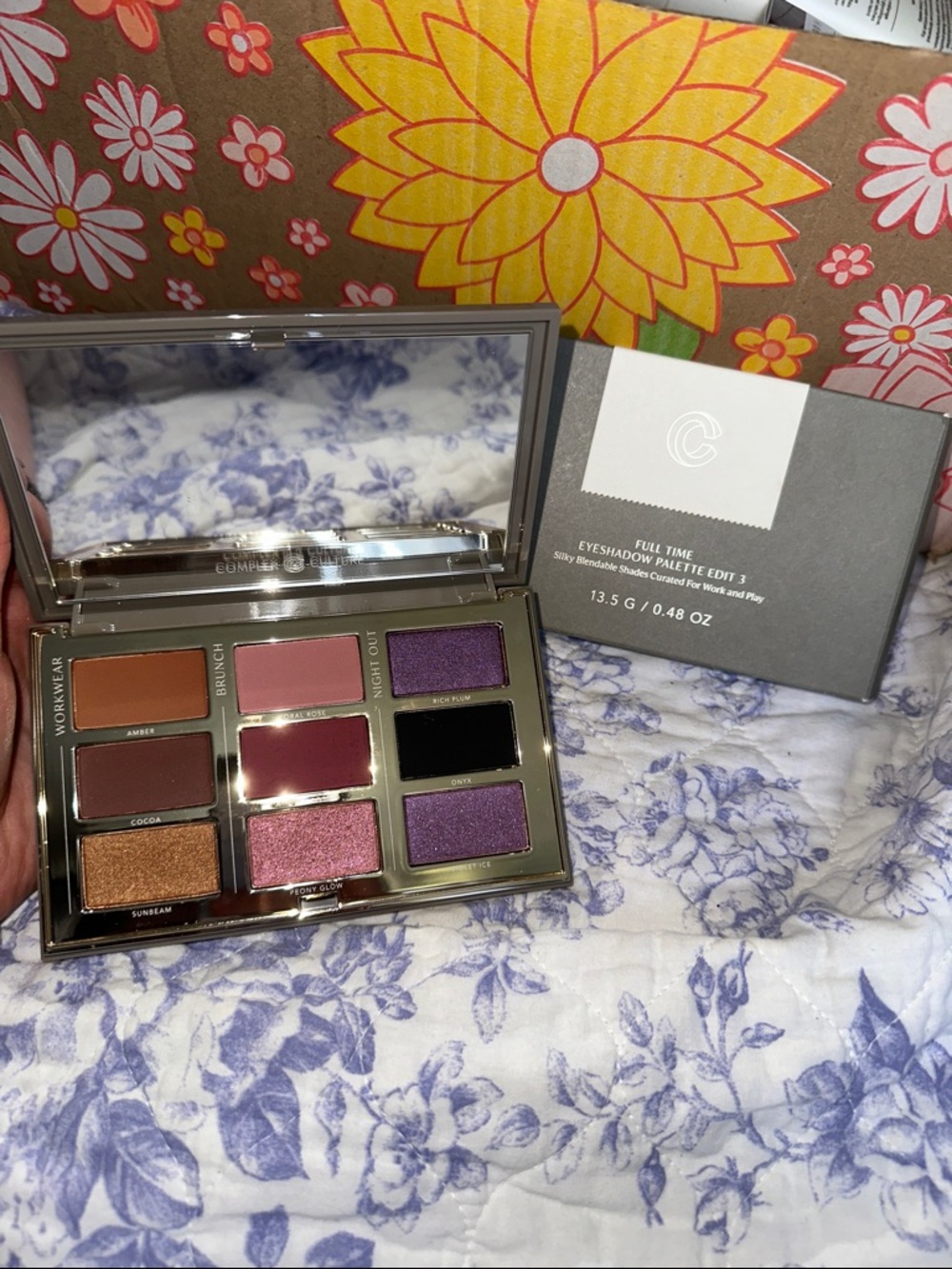 C Full Time Eyeshadow Palette - Purple & Pink Shades